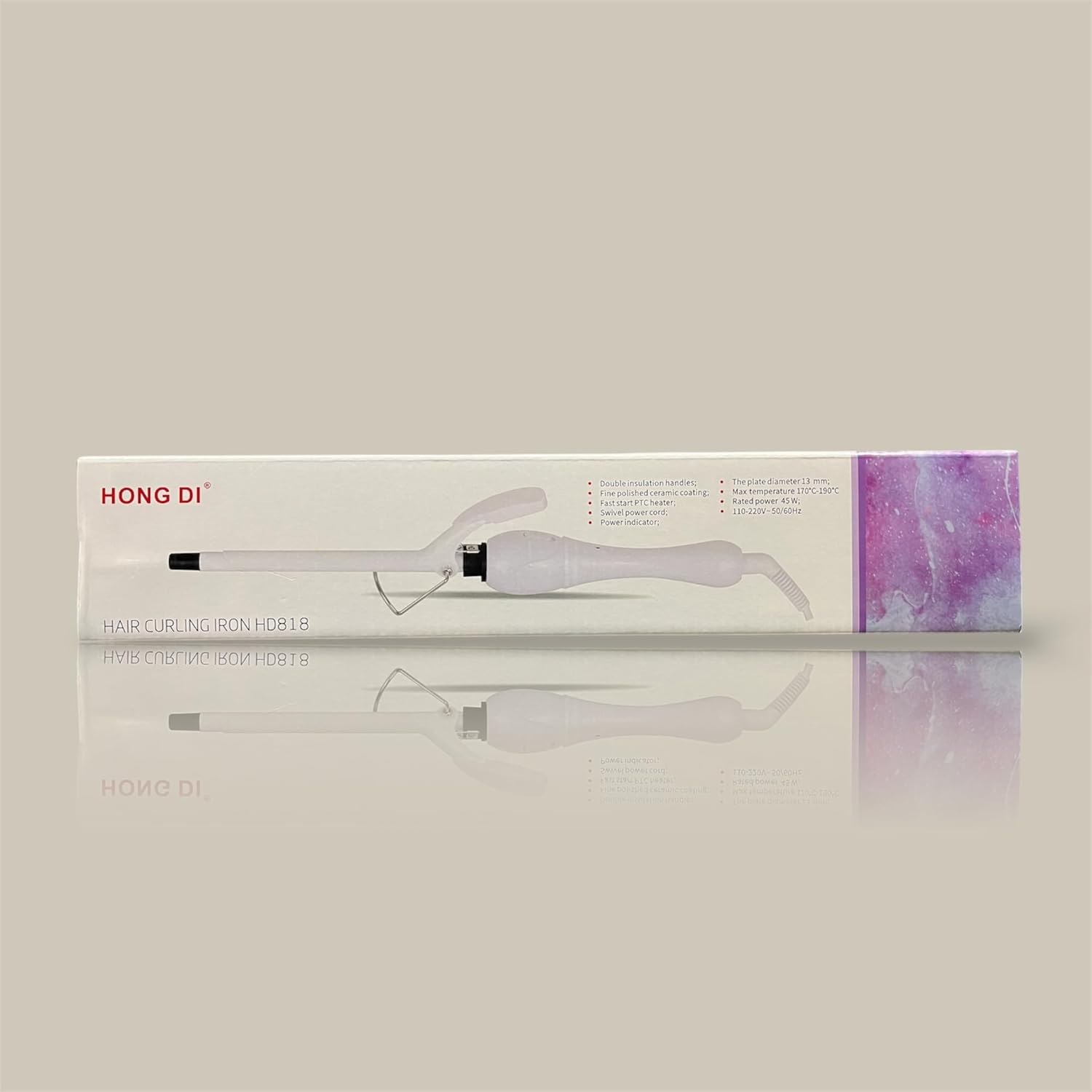 Hong Di Hair Curling Iron – Ceramic Curling Wand - Image 2