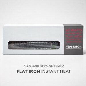 V And G Hair Straightener FLAT IRON INSTANT HEAT MODEL